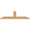 Ekena Millwork Portland Smooth Timber Gable Bracket, Western Red Cedar, 60"W x 22"H x 1 1/2"D x 5 1/2"F, 9/12 Pitch GBW060X22X0206POR00SWR - alternate 5